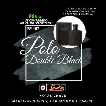 Perfume Similar Gadis 107 Inspirado em Polo Double Black Contratipo